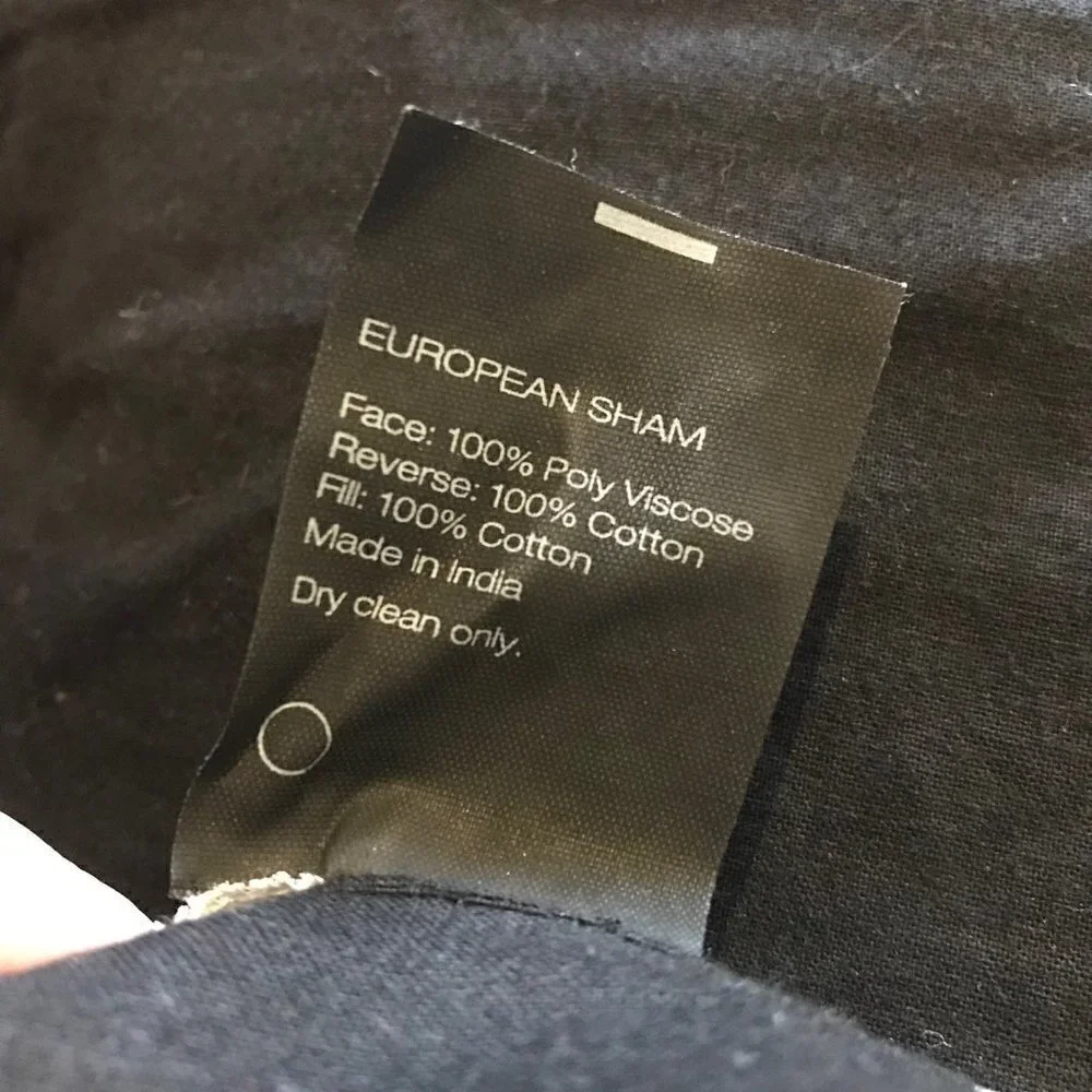 Donna Karen New York velvet euro shams